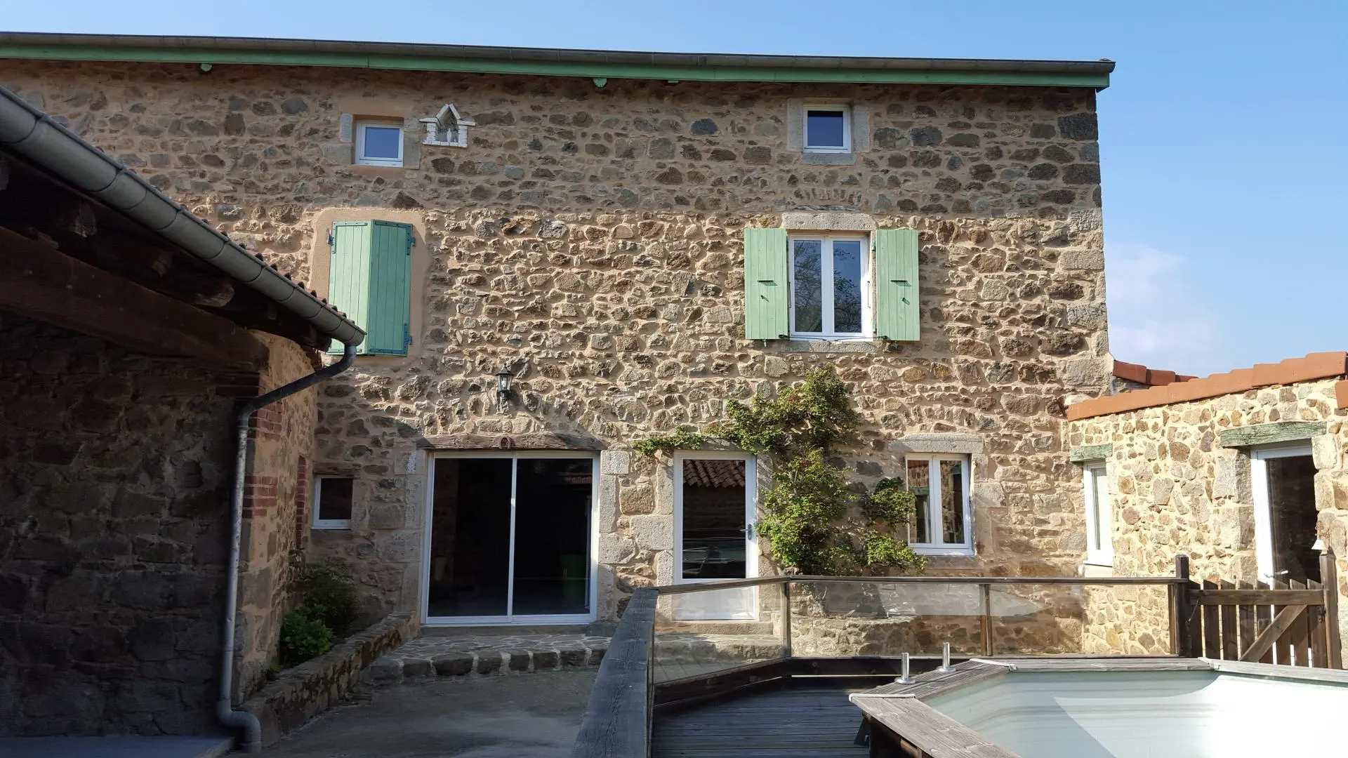 La façade du gîte