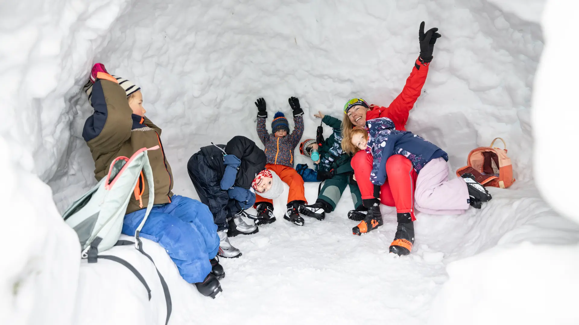Cours de ski de fond pour enfant Team Winnie ESF Névache