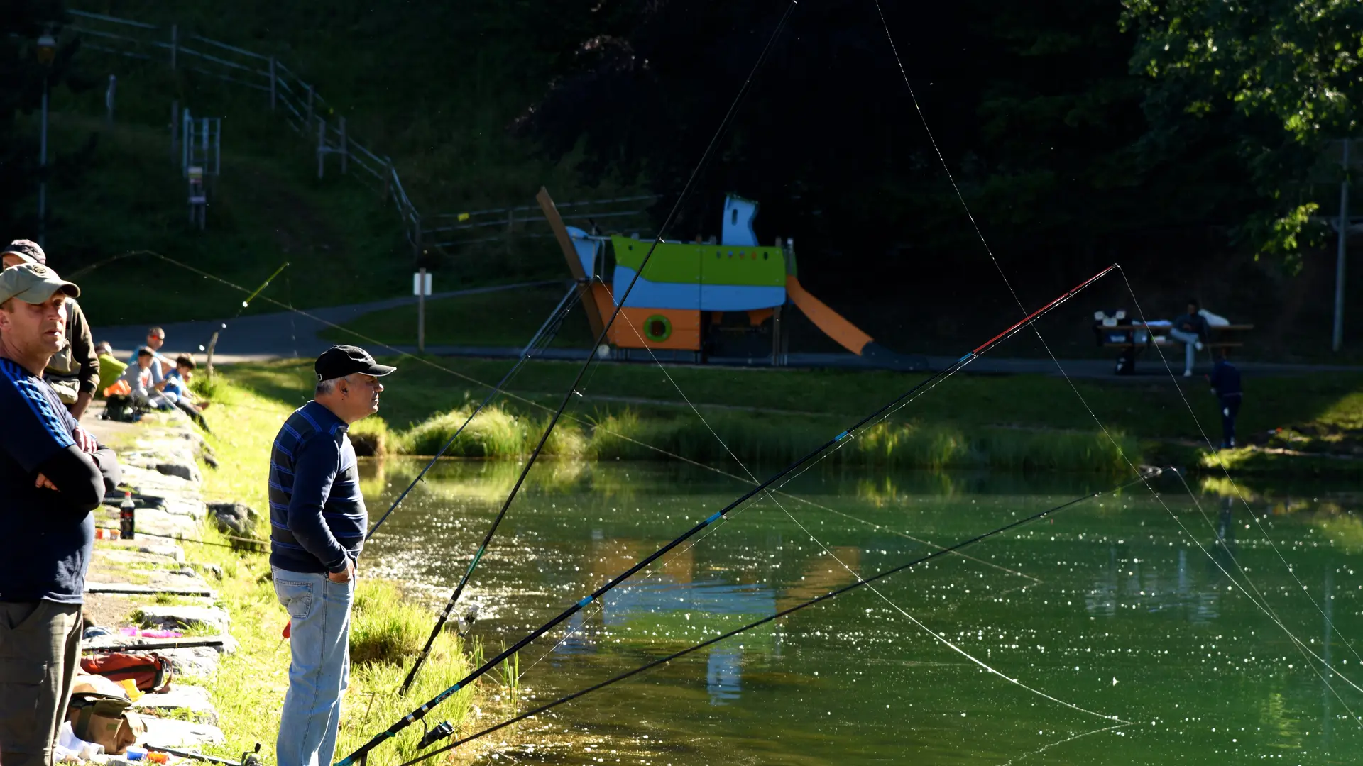 Pêche au lac de Vonnes