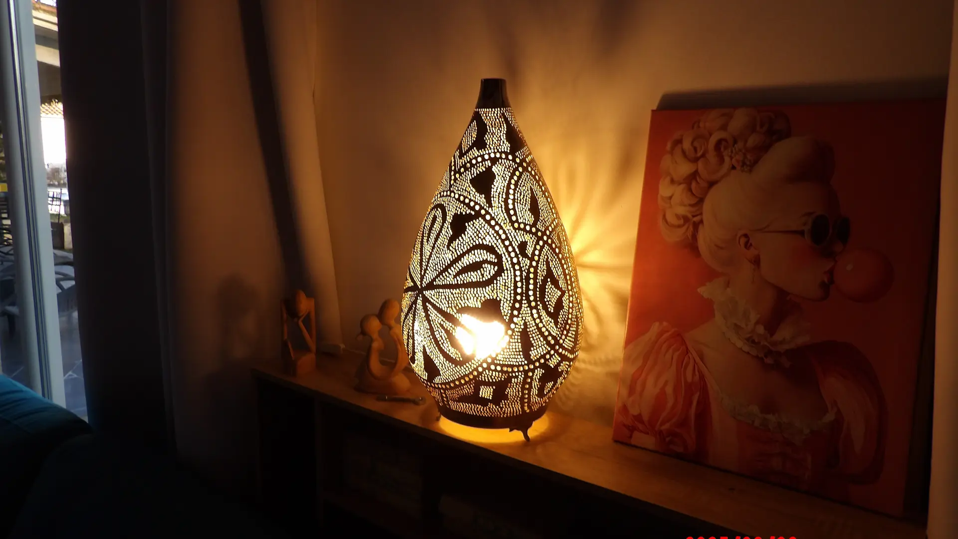 Pomme de pin_Le Thor lampe goutte