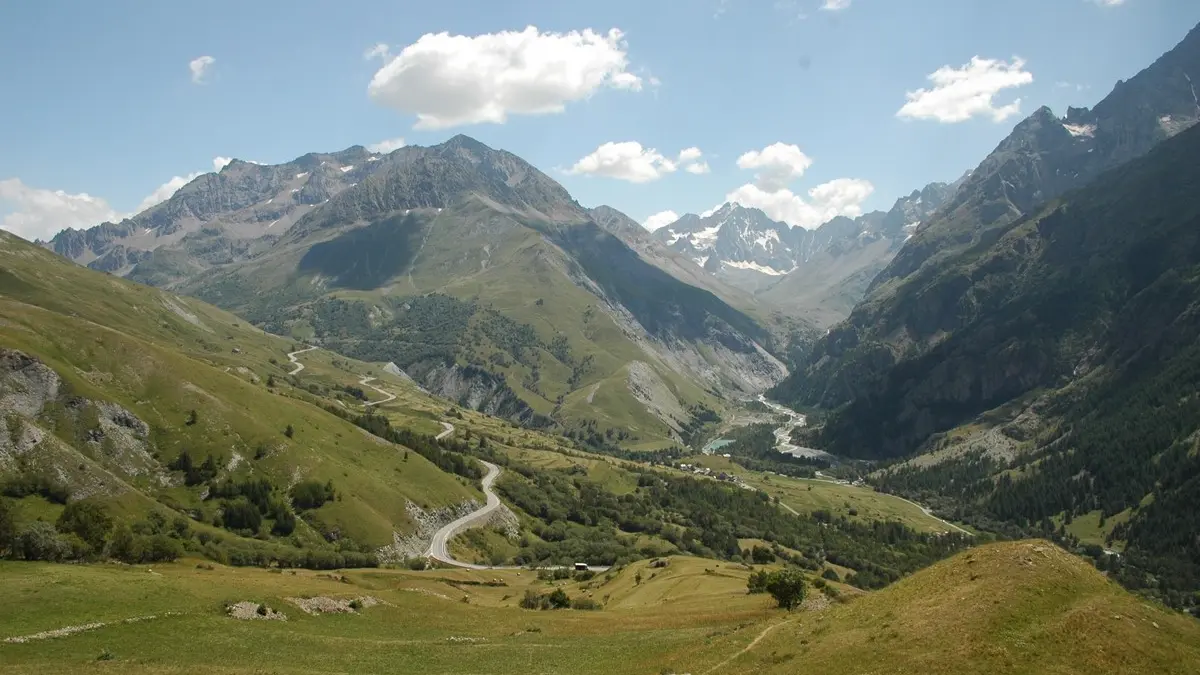 Vue vers le col du Lautaret
