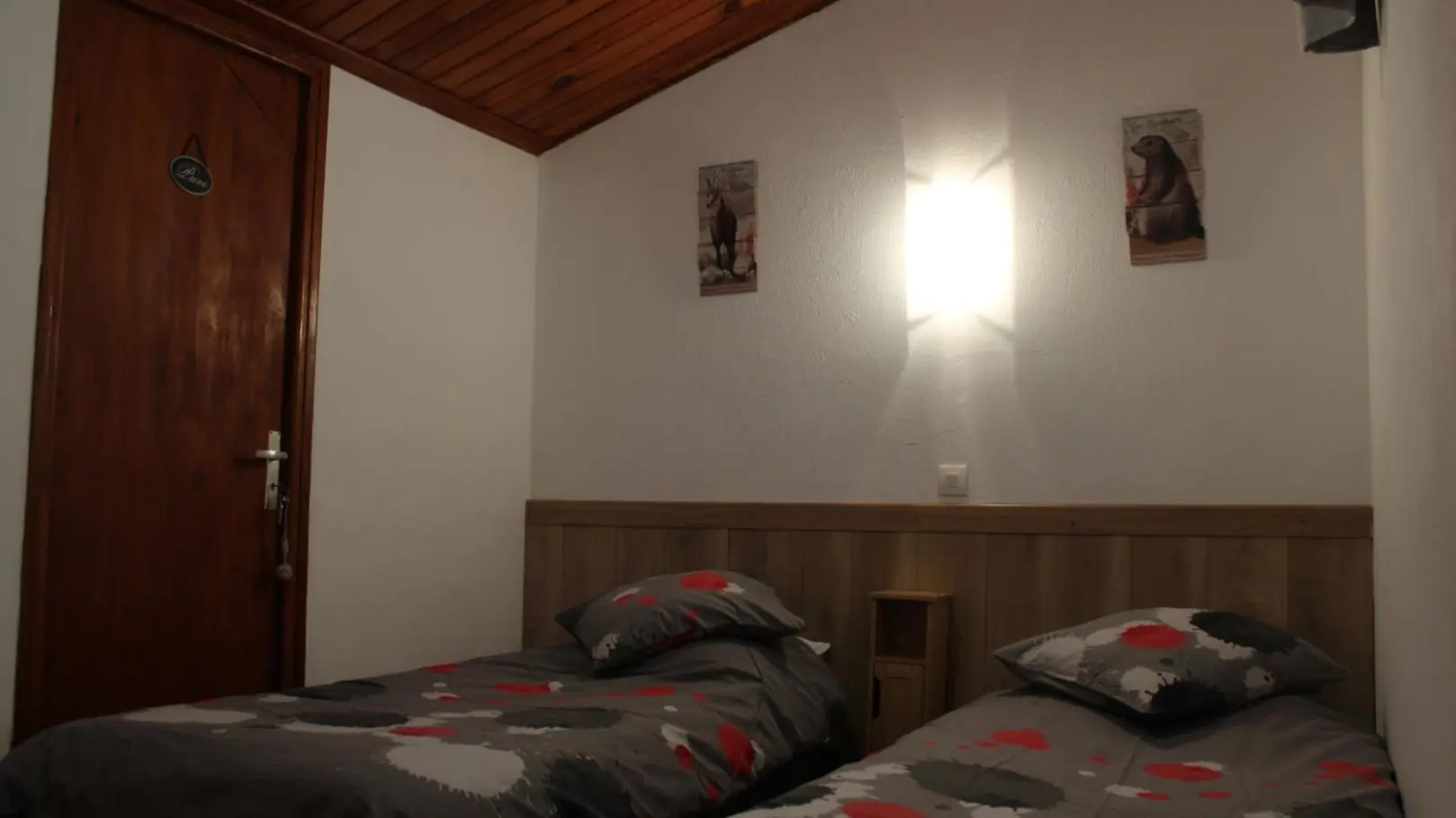 Gîte Chez Memene-Chambre lits simples-Valdeblore-Gîtes de France des Alpes-Maritimes