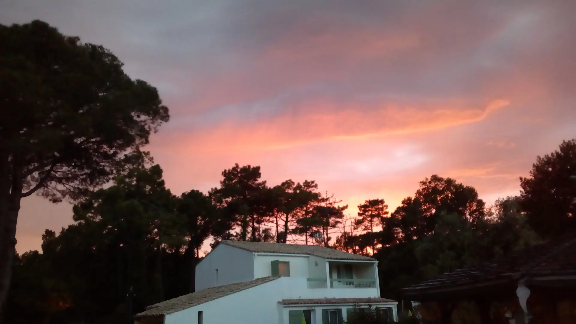 Sunset from the hotel