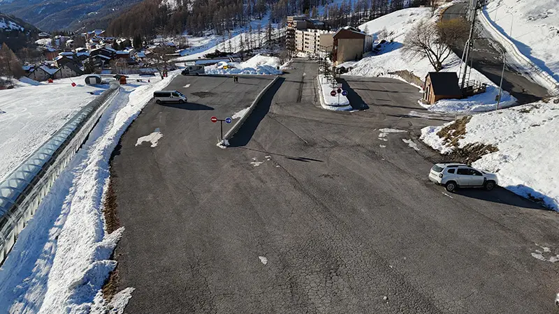 Parking des Chauvets_La Foux d’Allos