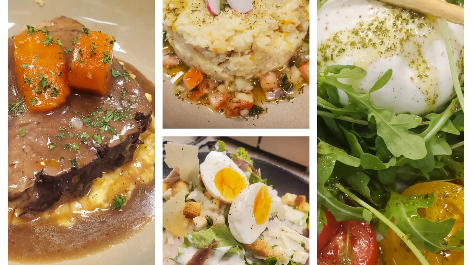 Des plats traditionnels, savoureux fait maison