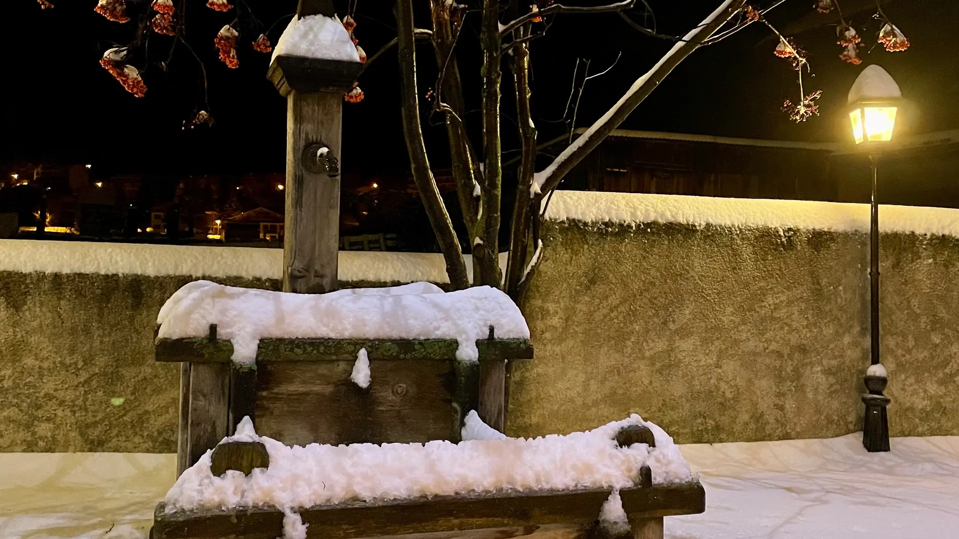 Fontaine hiver