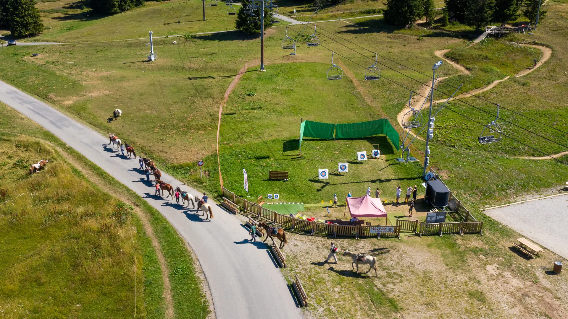 Balade à cheval aux Saisies