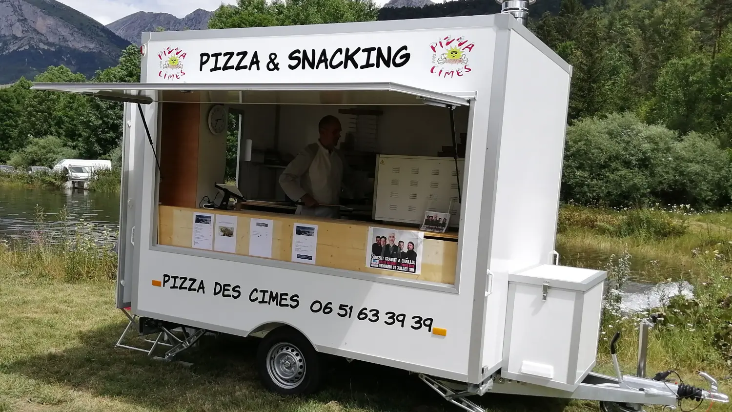 Pizza à emporter à Chaillol, Champsaur