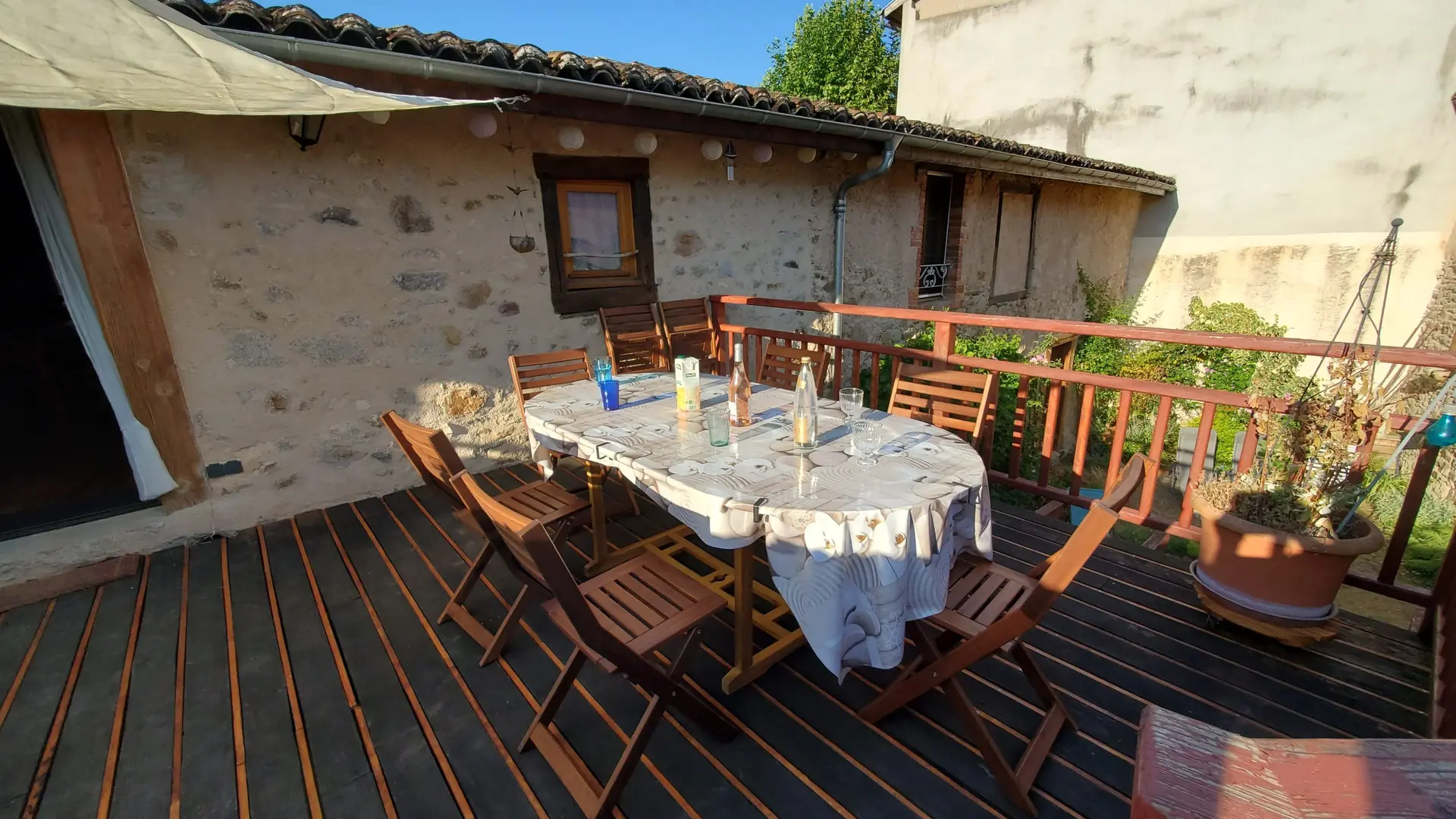 Terrasse espace cuisine