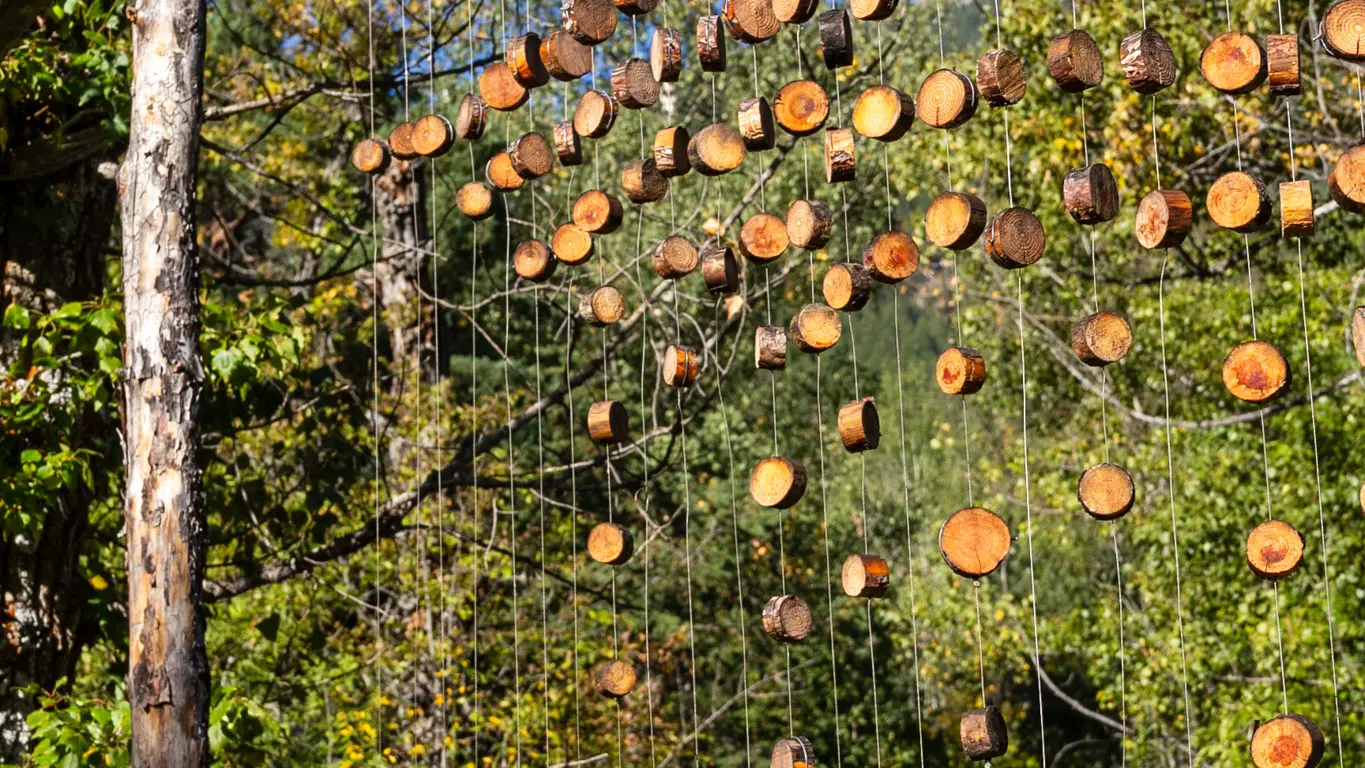 Oeuvre de Yoann Crepin - Montagne suspendue