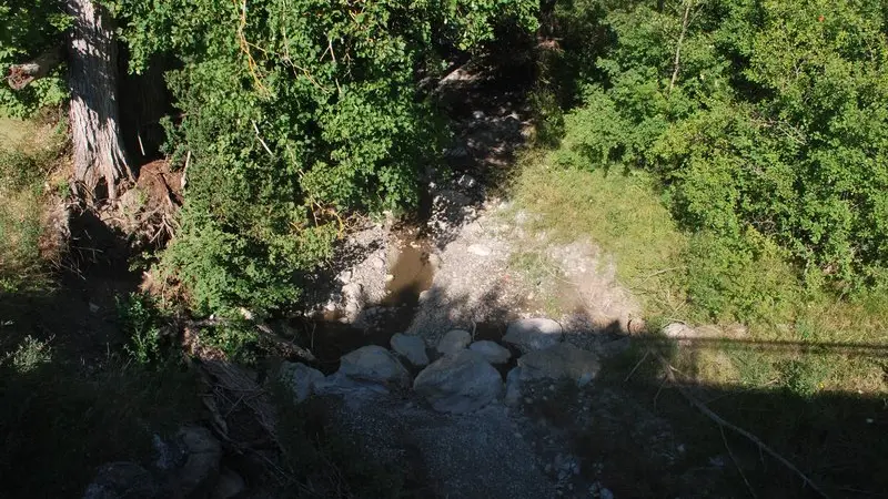 Le torrent de la Channe depuis le pont