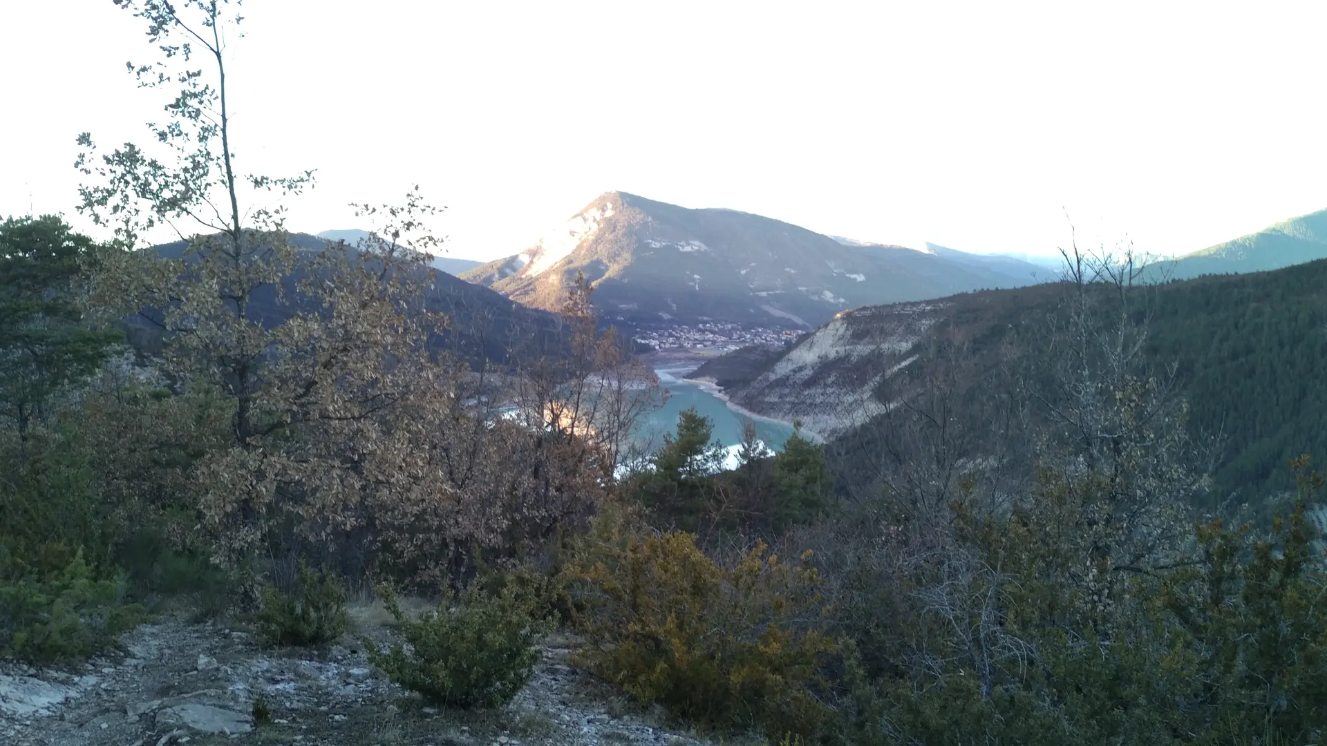 Vue vers Saint André Les Alpes