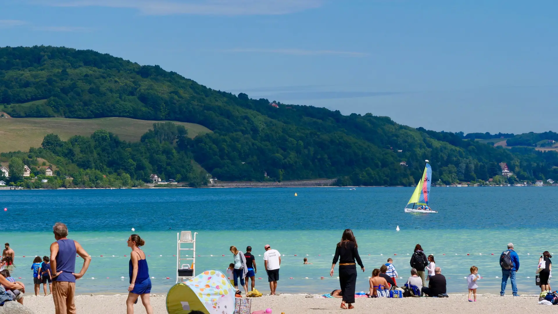 Plage de Charavines