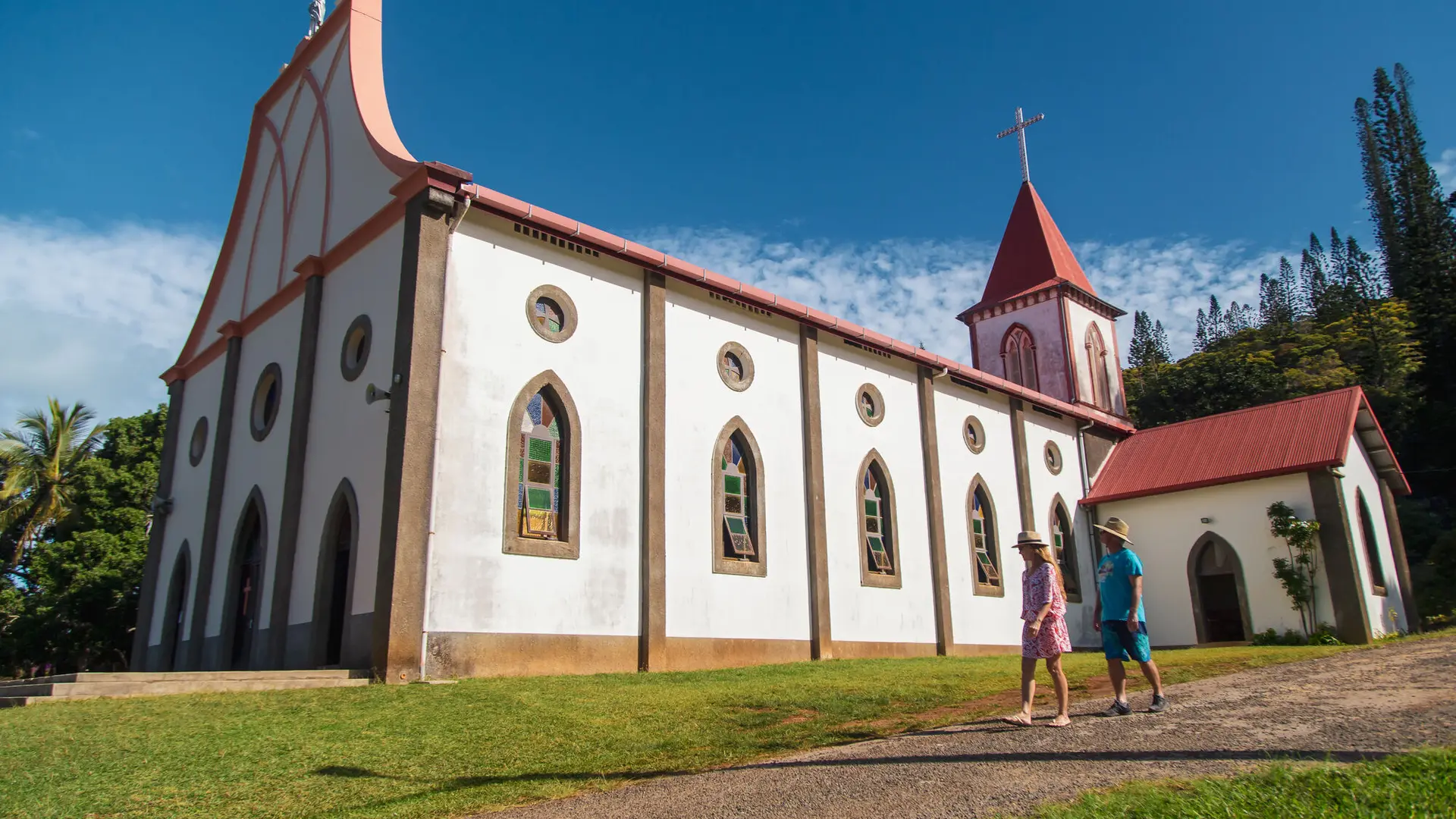 The church of Vao on the Isle of Pines