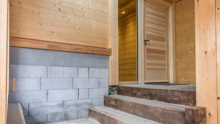 Entrée principale du chalet