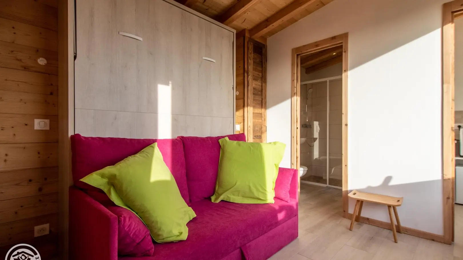 Séjour - lit rangé