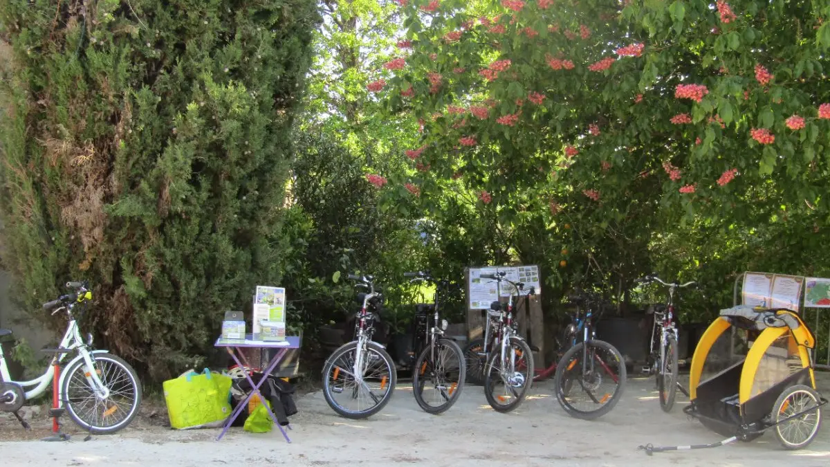 Location vélos avec assistance électrique et possibilités circuits guidés tous niveaux