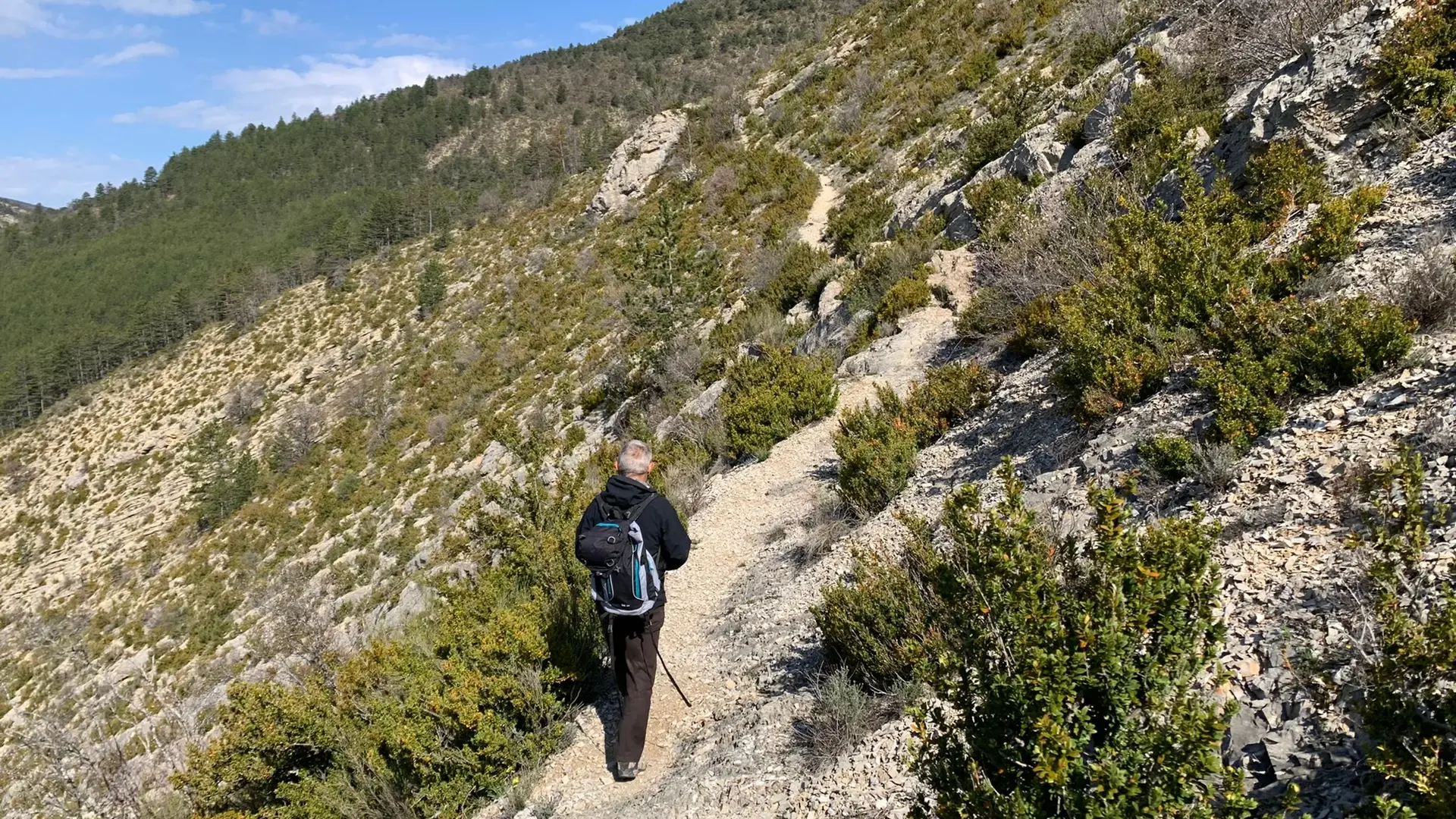 Montée en direction du Suillet