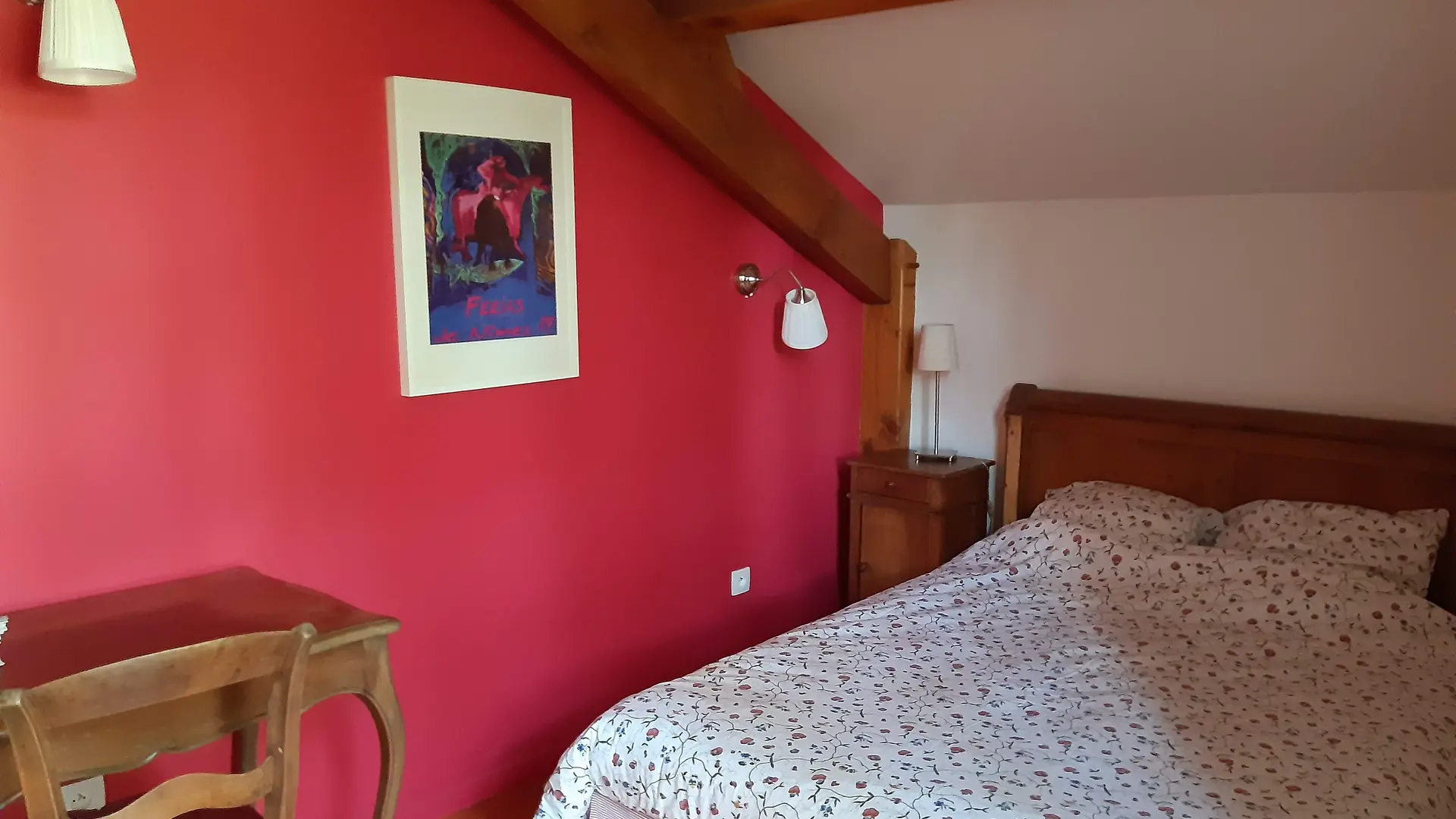 Chambre lit 140