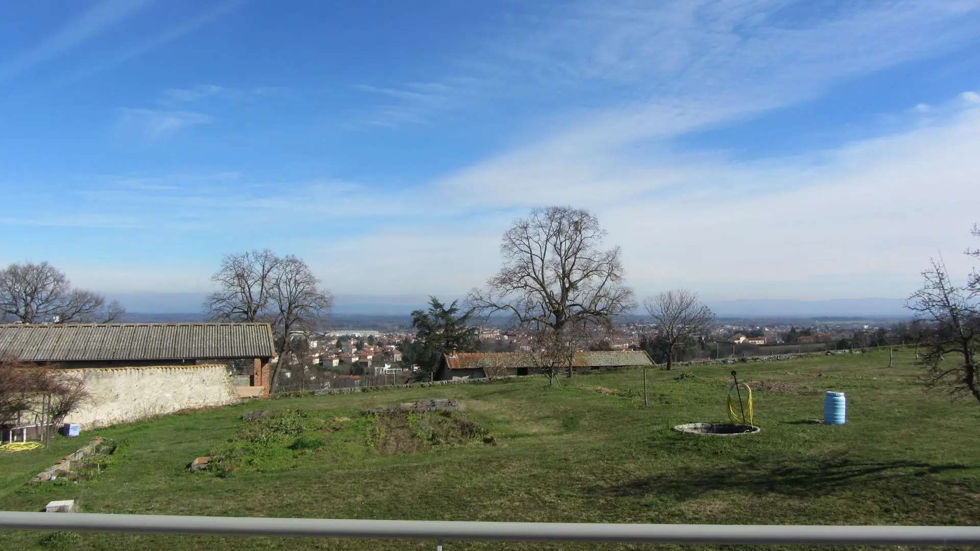 vue de la terrasse de la chambre