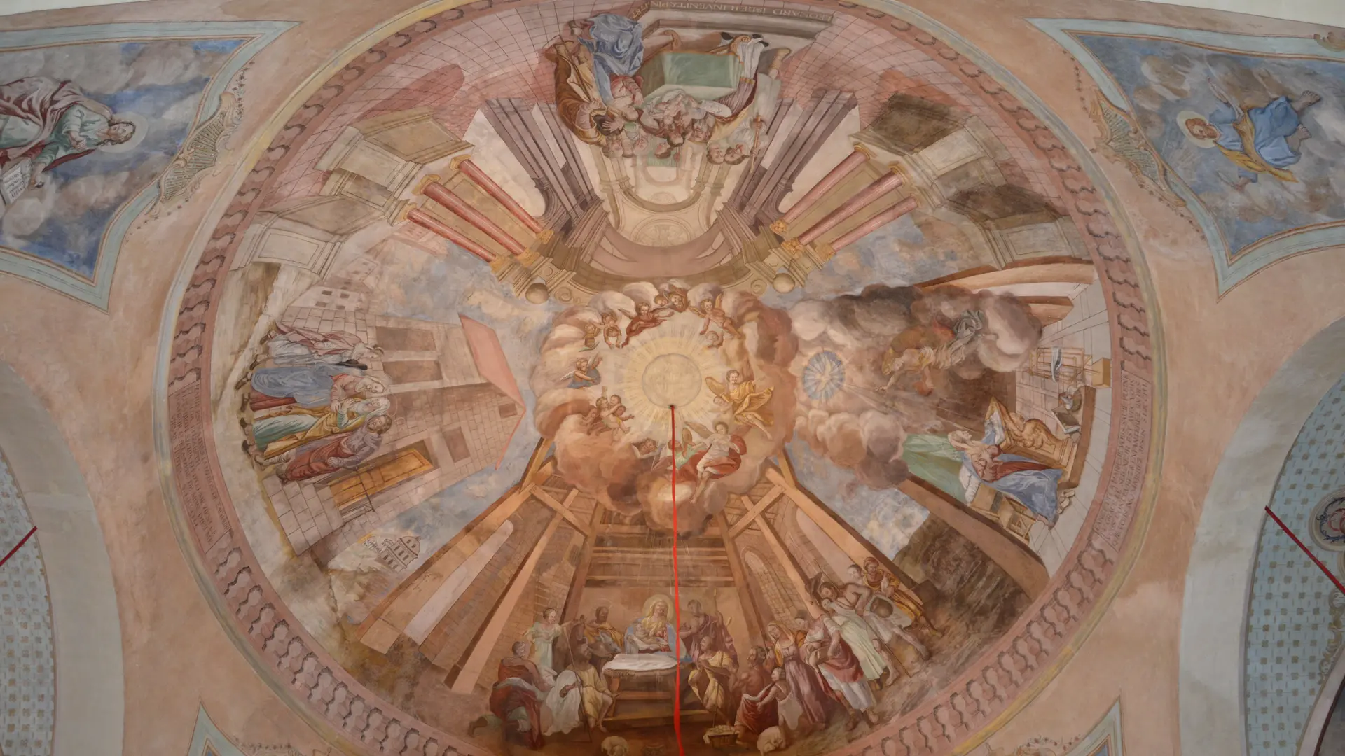 Coupole de l'église de Cordon