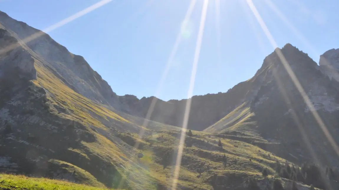 Vue sur depuis l'Aulp de Marlens
