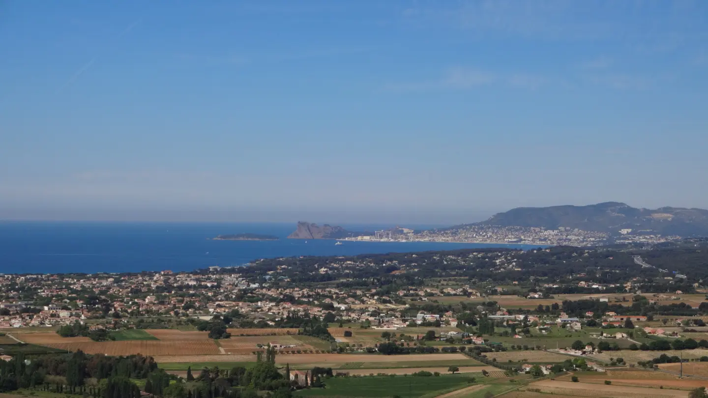 Vue baies des Lecques et de La Ciotat