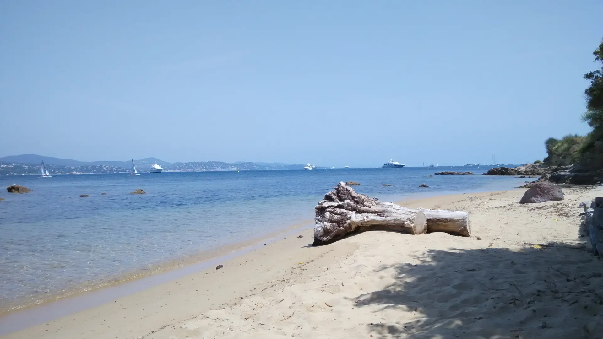 Plage de la Moune à Gassin