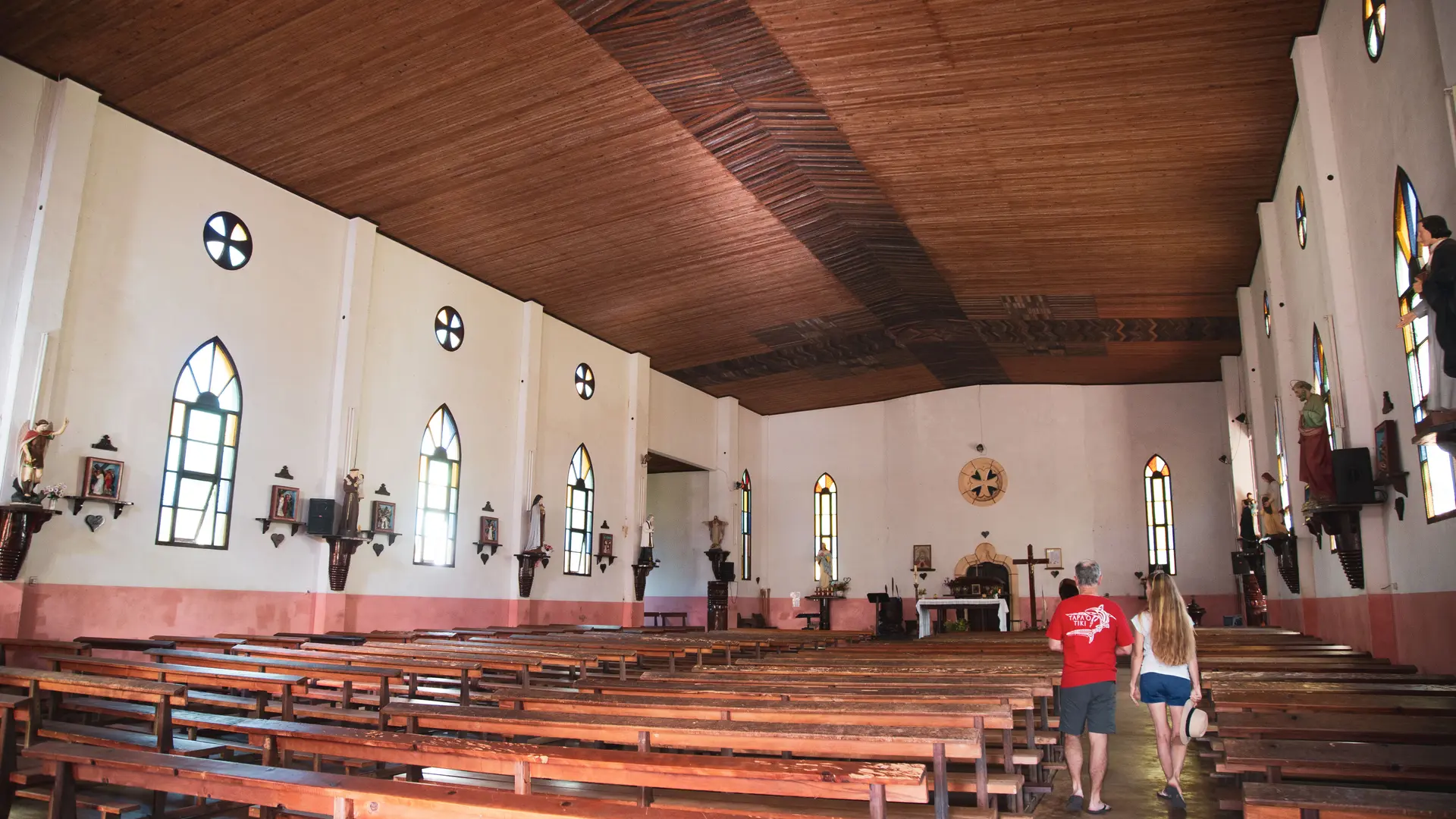 Interior of the church of Vao