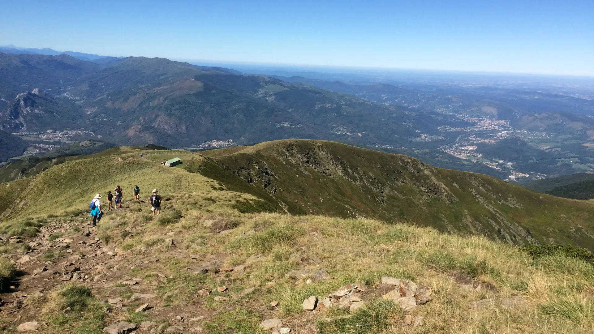 Vue sur la cabane pastorale