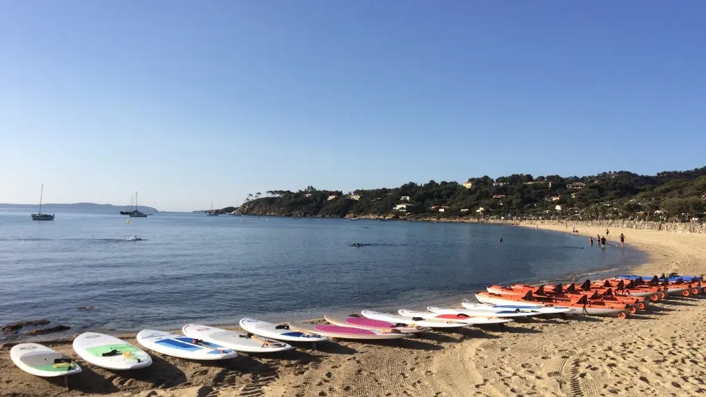 paddle sur la plage