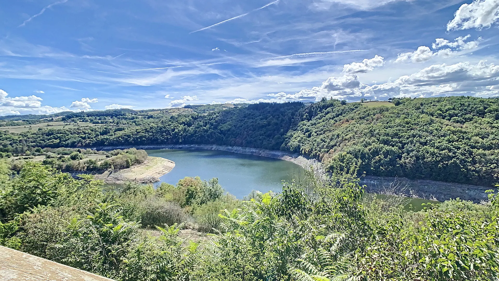 Vue depuis les yourtes