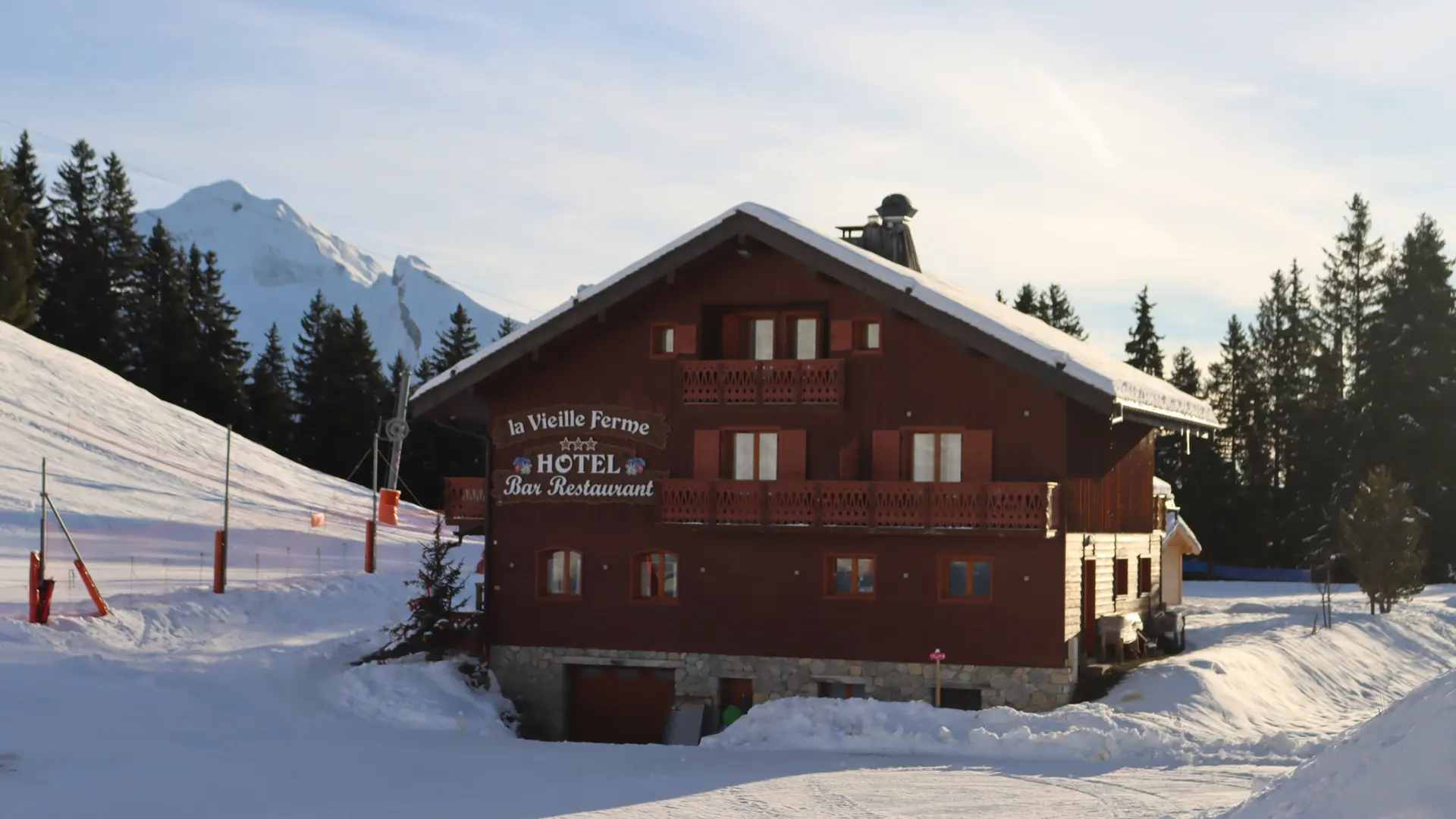 Hôtel La Vieille Ferme *** en hiver