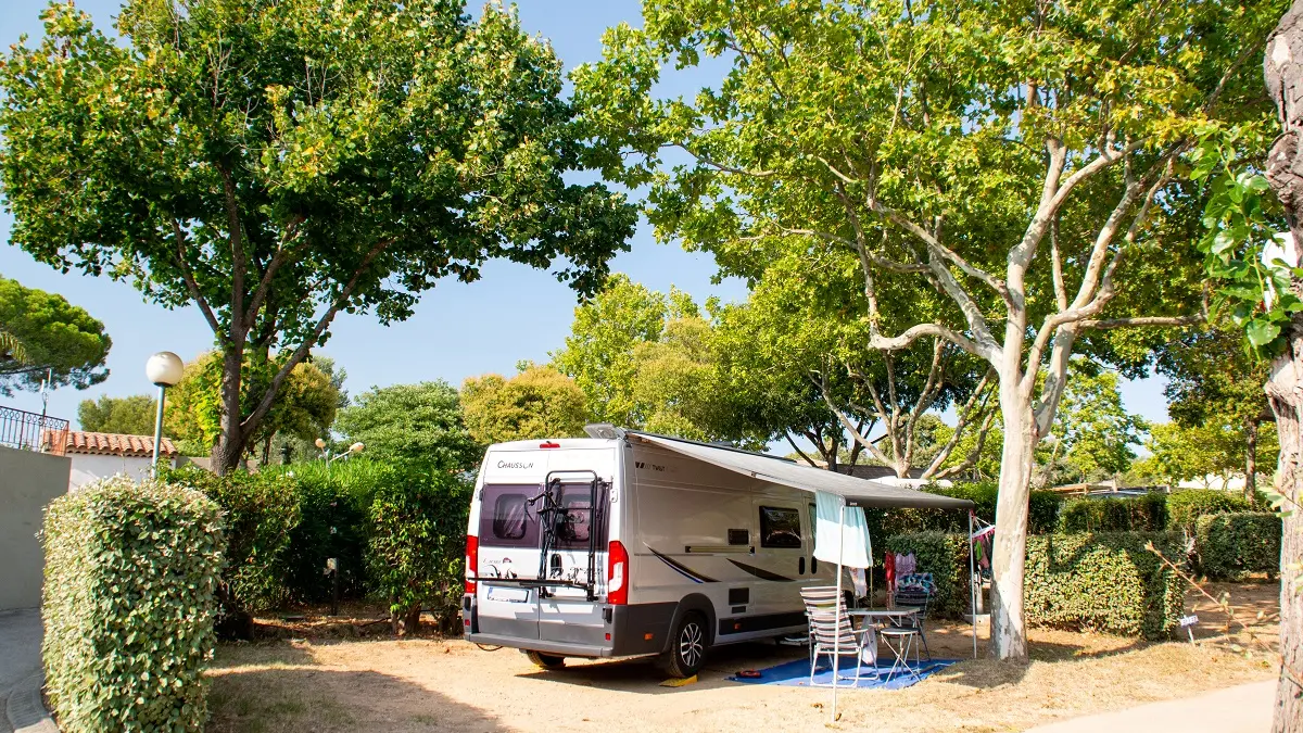 Emplacement camping car