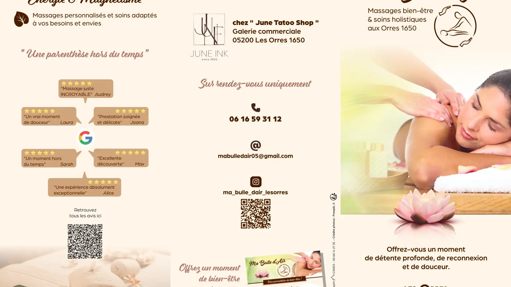 Massages - Ma bulle d'air_Les Orres
