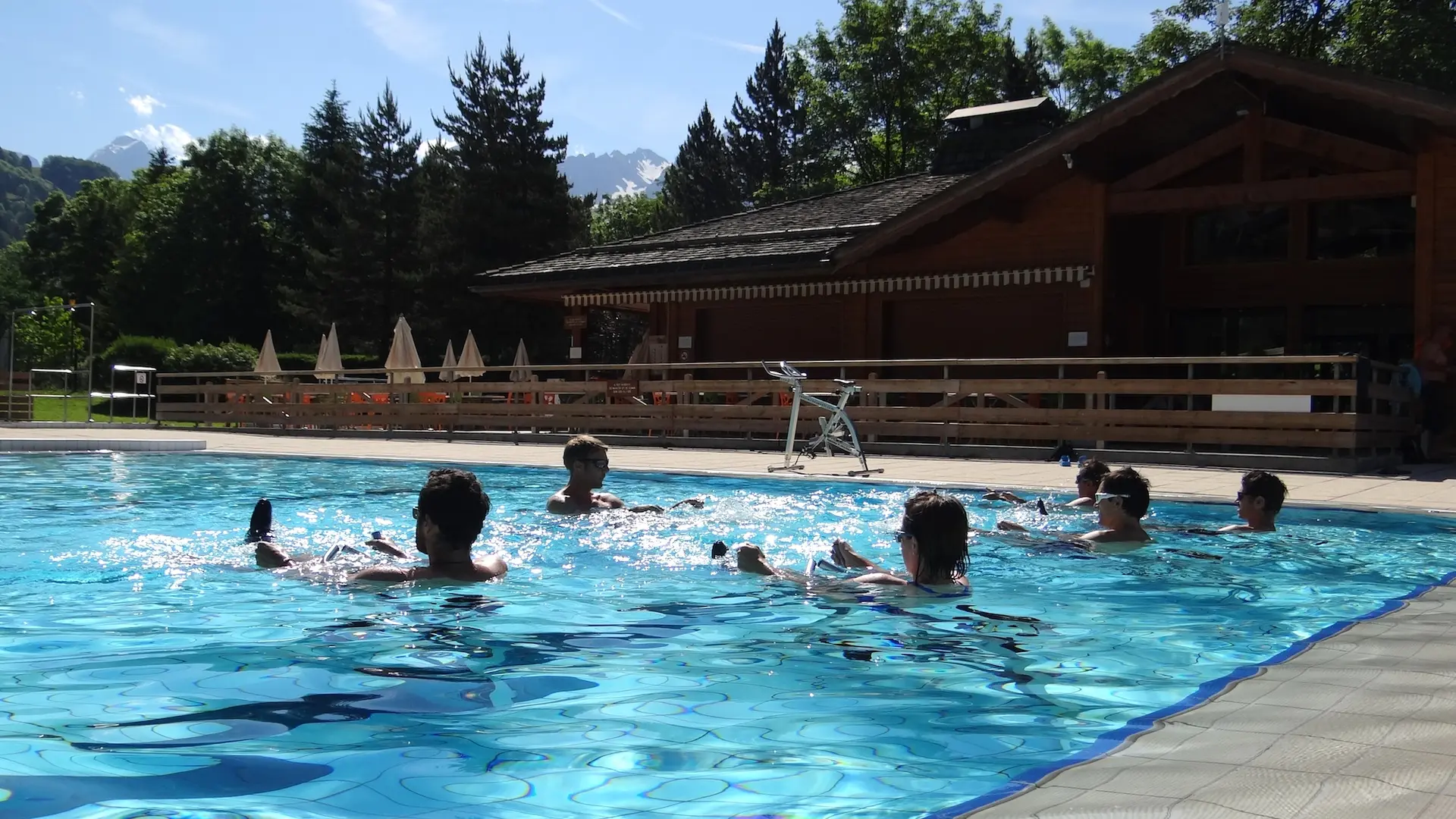 Aquabike piscine Le Grand-Bornand
