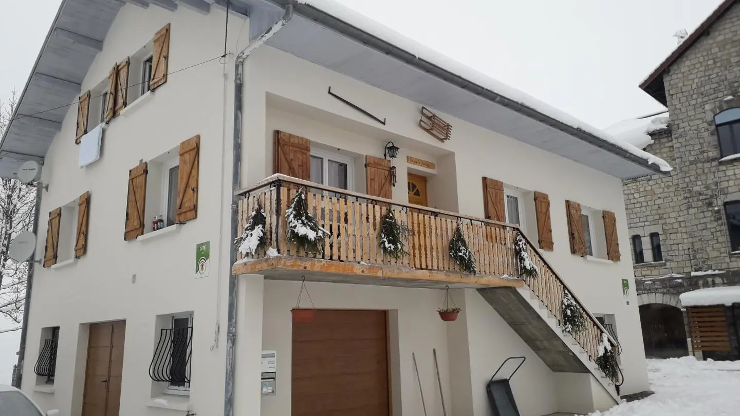 Vue principale du gîte
