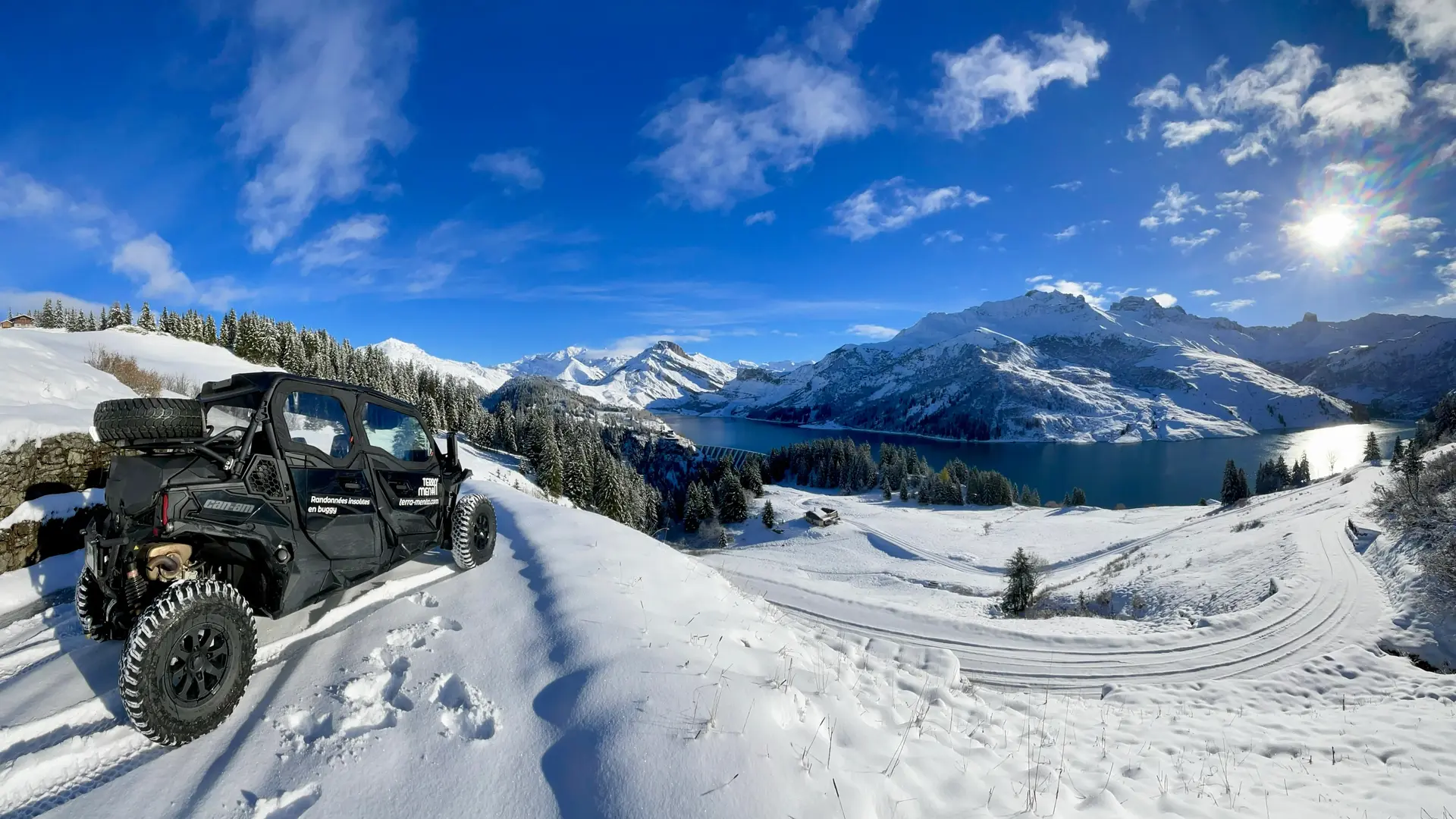 Sortie sur route ouverte l'hiver