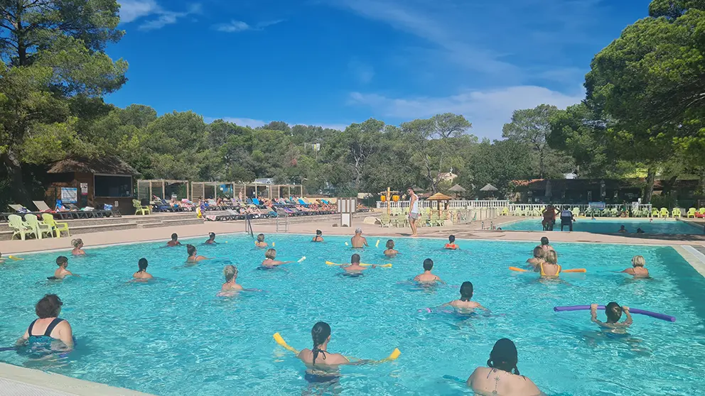 Camping La pierre verte aquagym