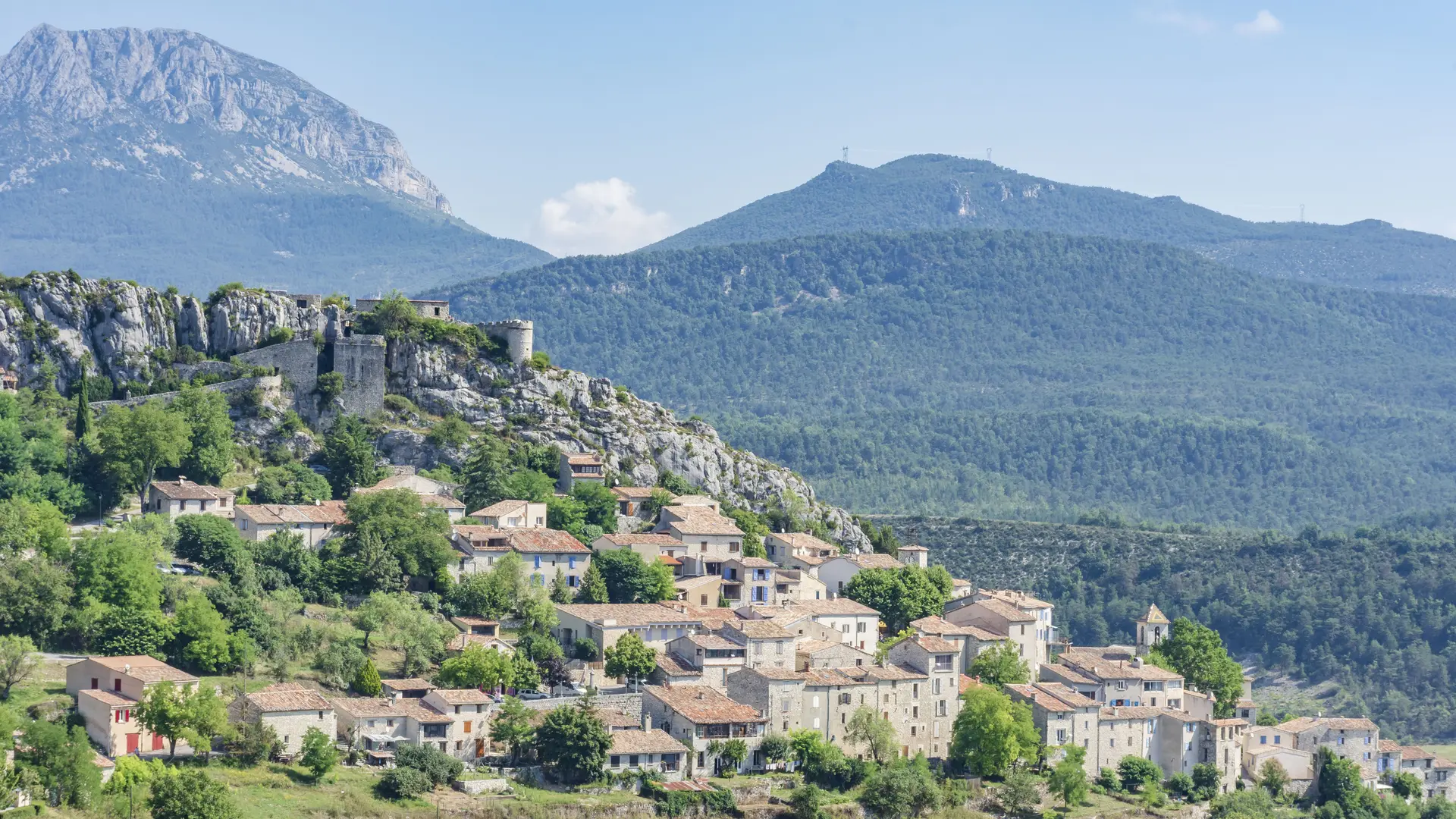 Vue sur le village