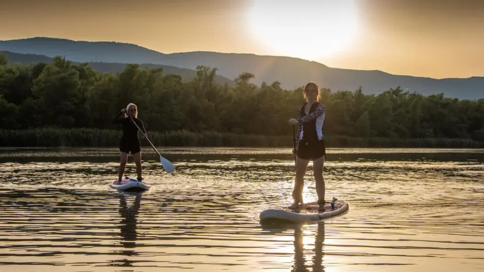 Sunset Paddle avec Durance Nautique