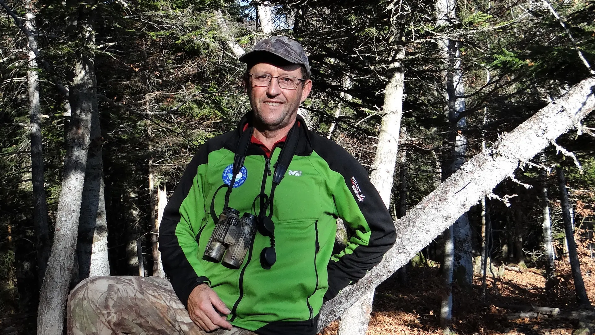 Eric Mouchet en forêt