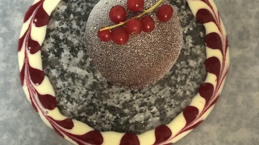 Présentation de dessert