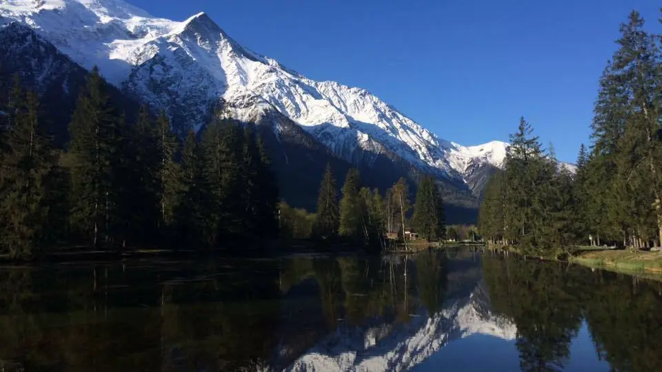 Photo touristique - Le tour du lac de pêche situé à 1km du bas de chalet