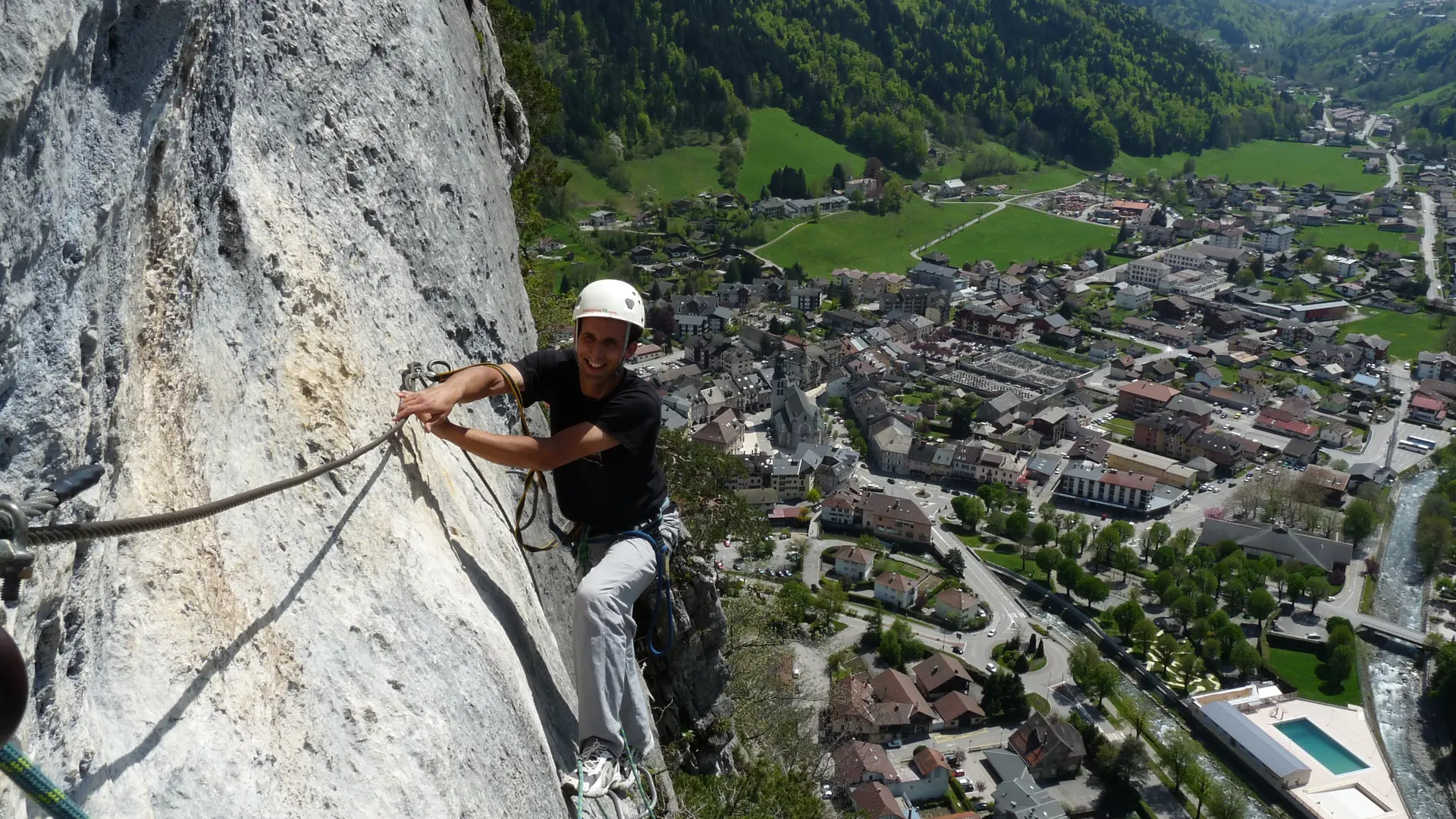 Vue depuis la via ferrata