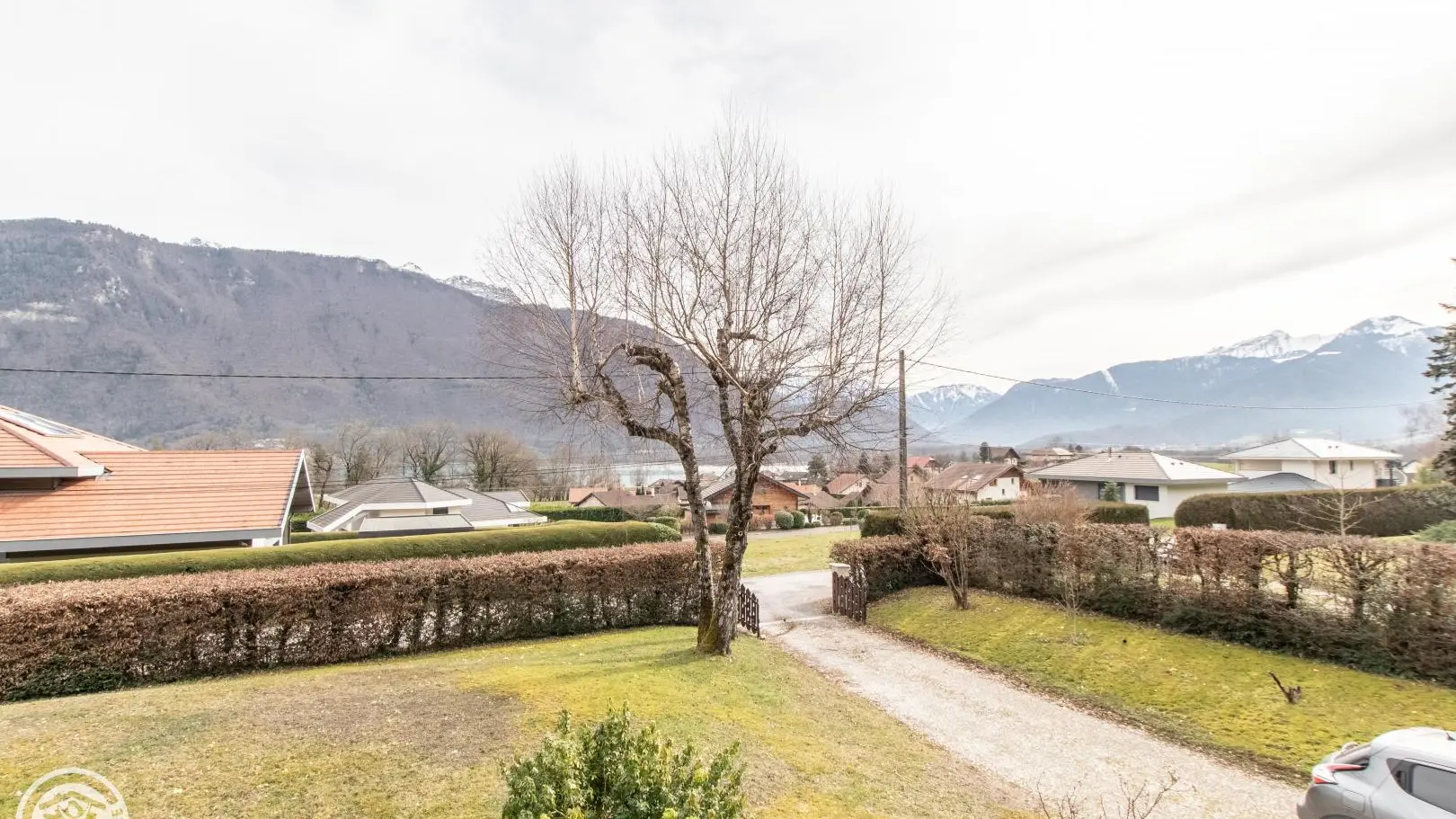 Vue depuis le balcon au 1er étage