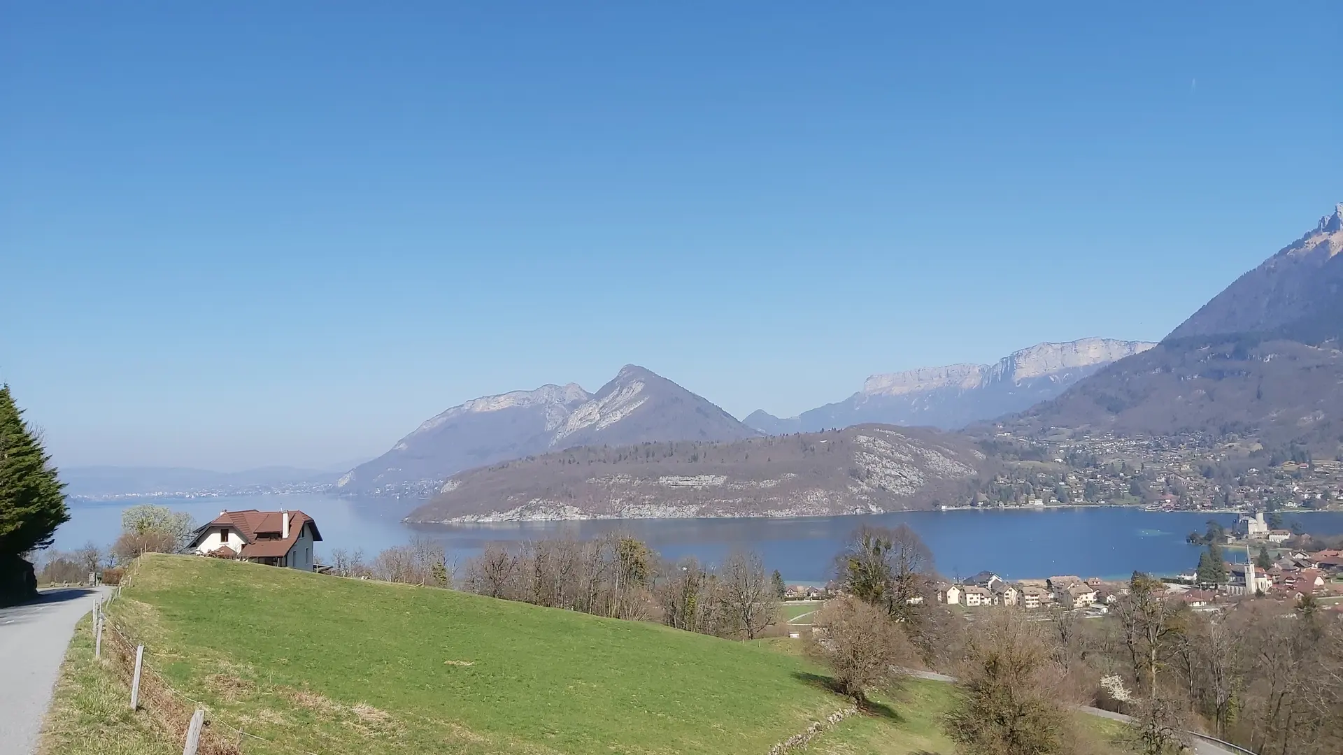 Vue lac depuis Bellevarde
