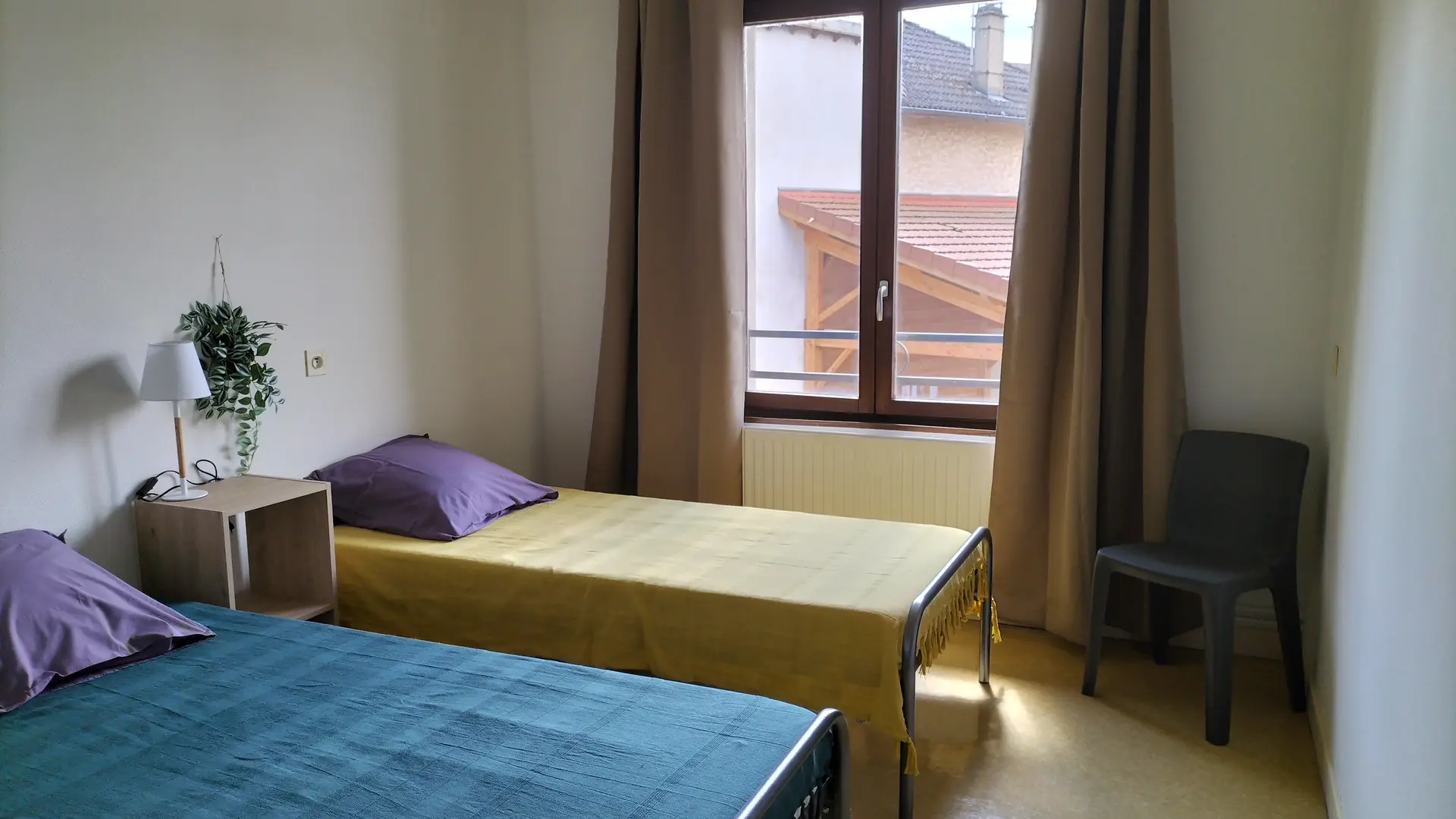 7 chambres de 2 lits en 90