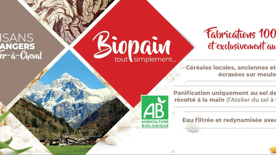 panneau de présentation de notre activité