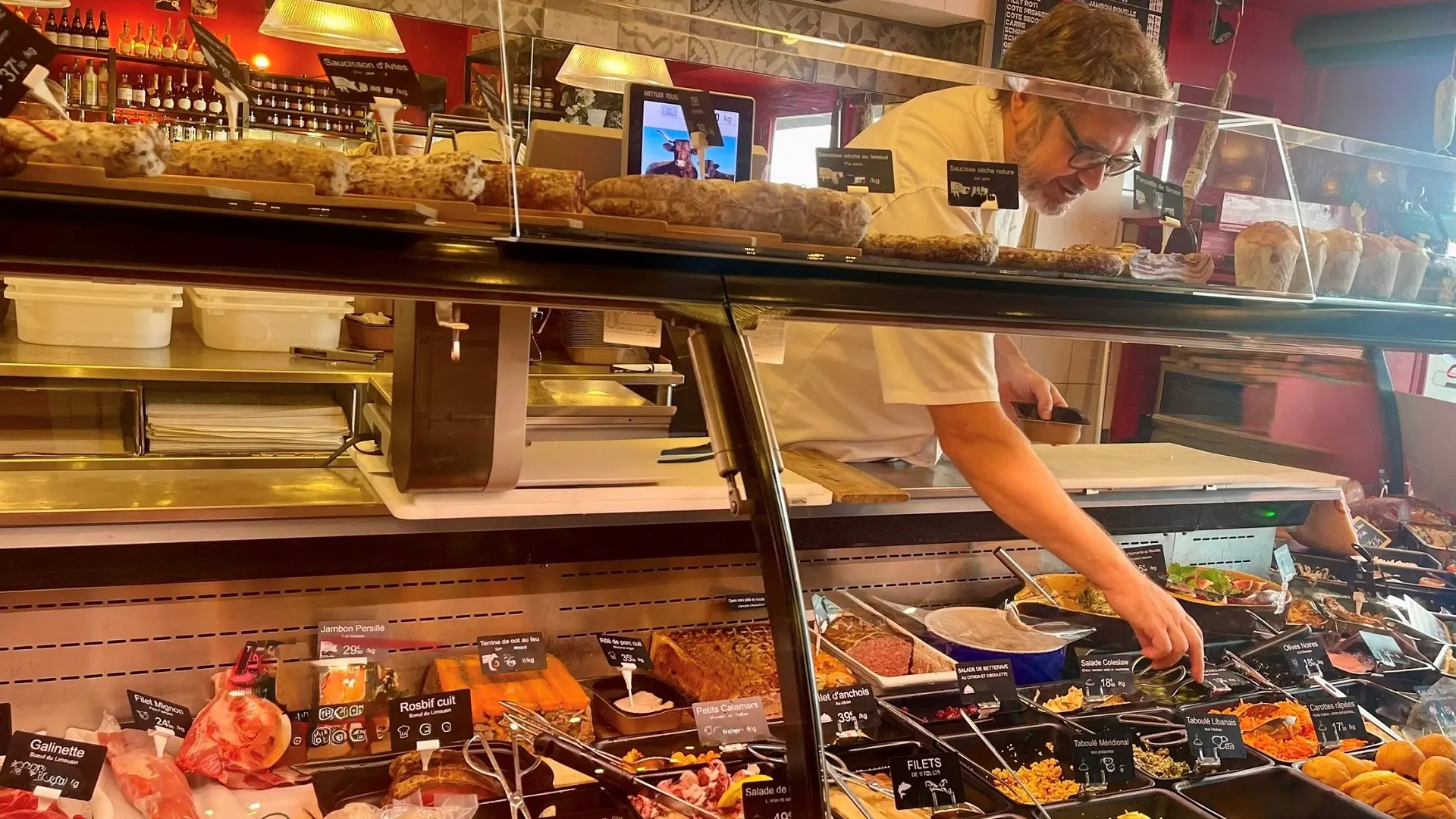 présentation des plats cuisinés